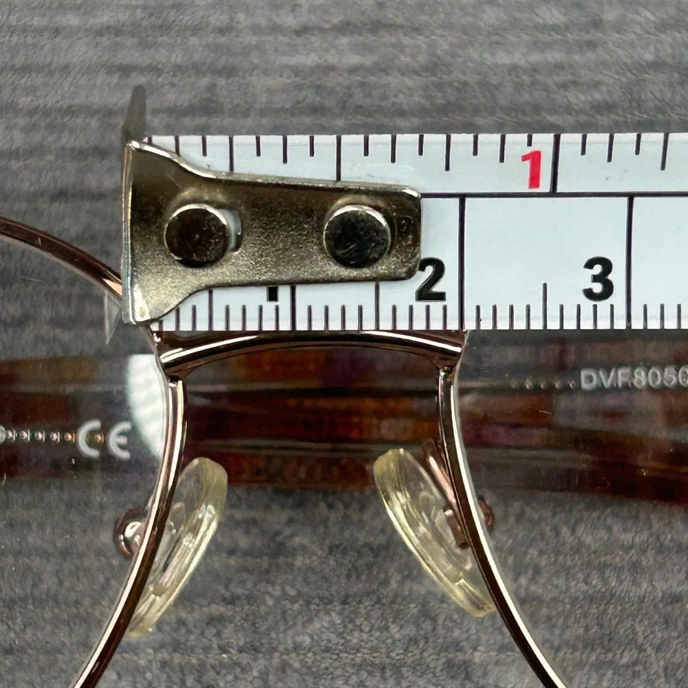 Diane von Furstenberg DVF8050 Rose Gold Tortoise Y2kEyeglasses Frames 53-17-135